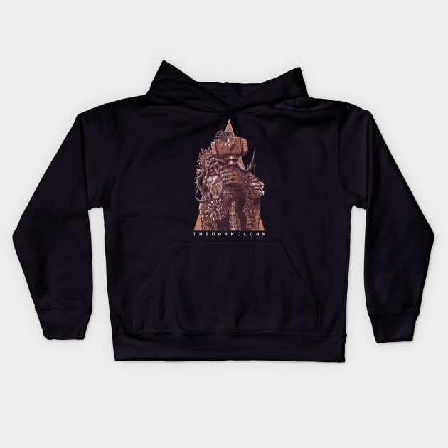 Mountain Wizard Dwarf Kids Hoodie by thedarkcloak